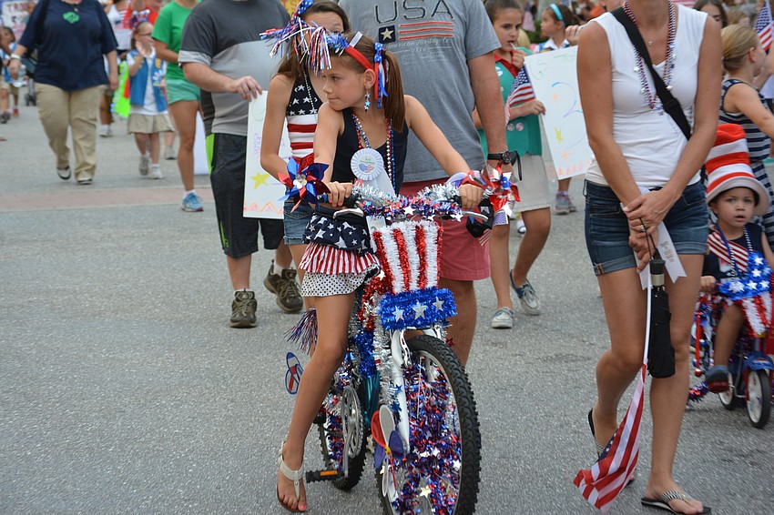 The parade offered a bike decoration contest.