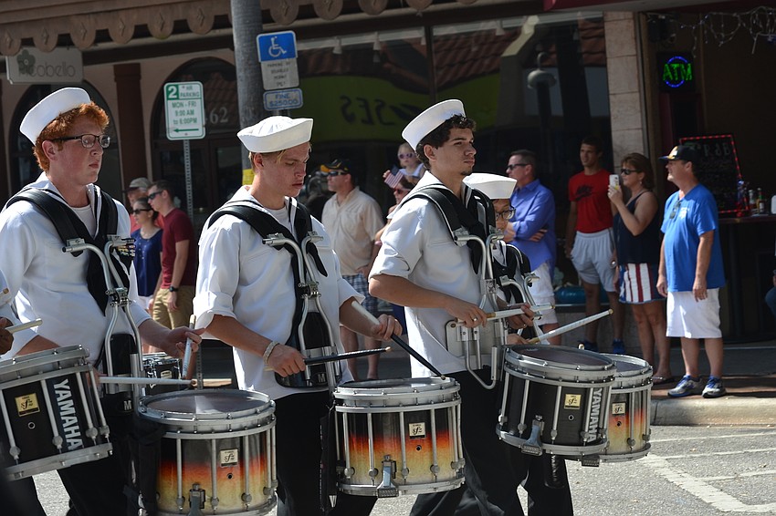 The Sarasota High School Mighty Sailor Marching Band