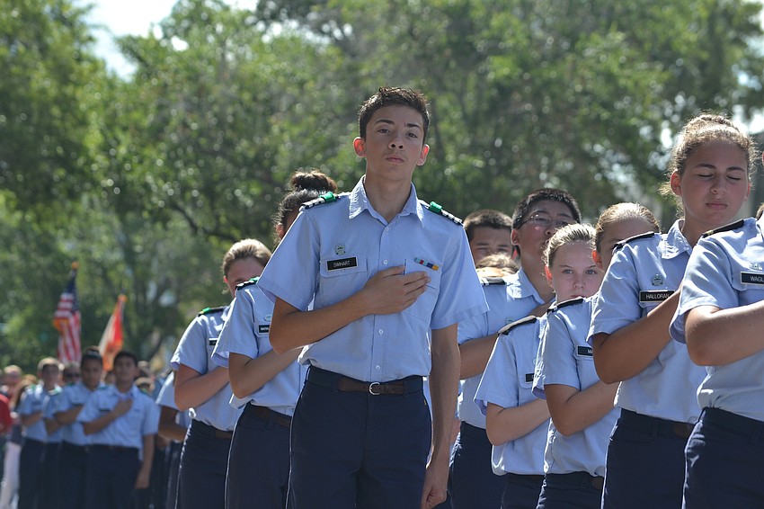 Cadets from Sarasota Military Academy Prep.