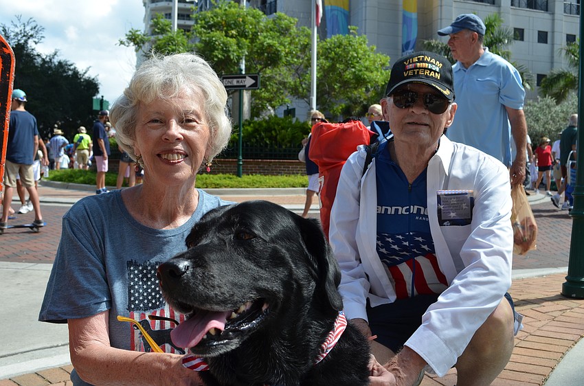 Mary-Lou and Don Moulton with Miss Fay.
