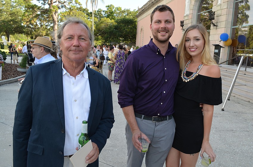 Martin Godbey with Nathan Clary and Jillian Bromby