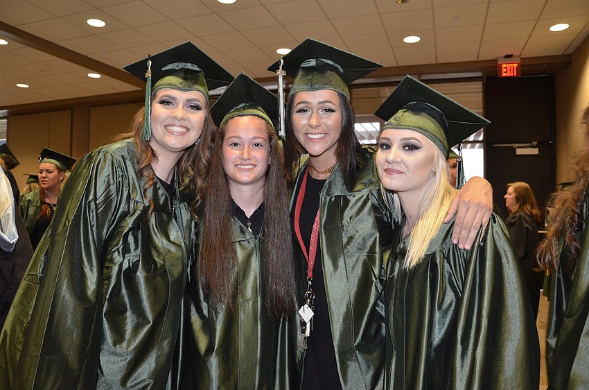 Mackenzie Popp, Sam Kegg, Jessica Cocovan and Julie Krusing