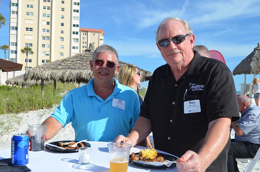 Jim Berger, Ramada Waterfront Hotel and Ron Fuller of Surf Shack Coastal Kitchen