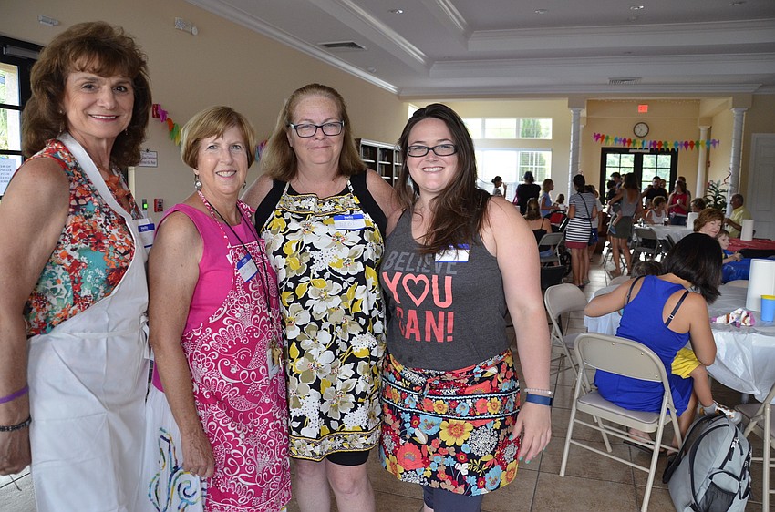 Sandy Palazzo, Sandy Druist, Debi Romano and daughter Ashley Romano