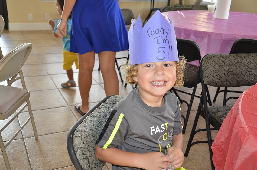 Alex Young celebrated his fifth birthday.