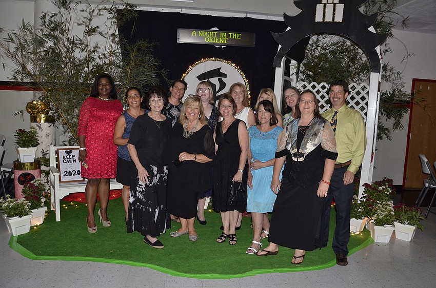 Teachers and faculty helped decorate and set up the dance.