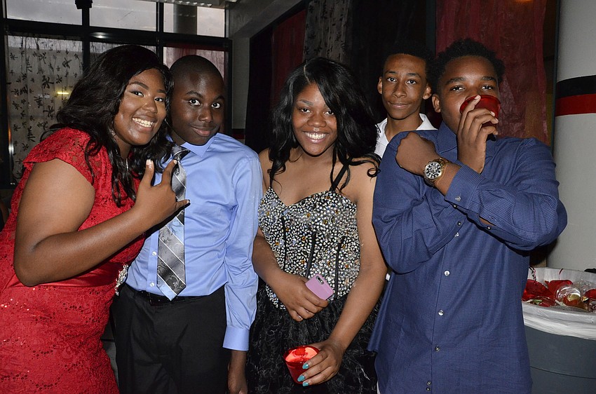 Miah Lowman, Christopher Holmes, Aubri Green, Kendrik Byakika and Brandon Barton