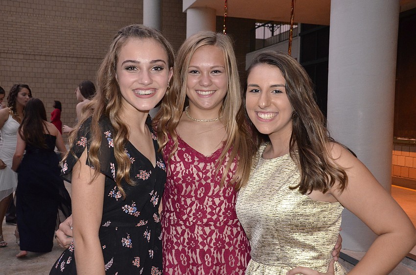 Grace Dunn, Taylor Ferber and Sophia Torlucci