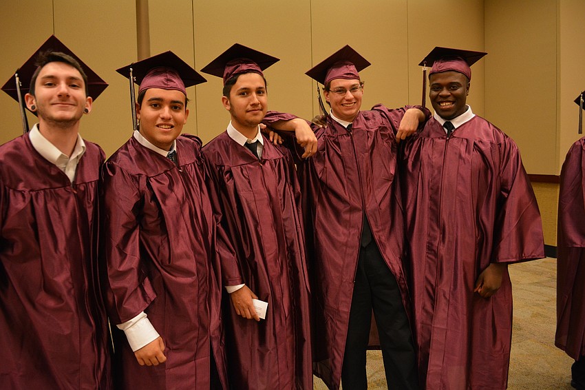 Joey Macejka, Vincenzo Lops, Evan Margenthaler, Chris Dillon and Joel Humphrey