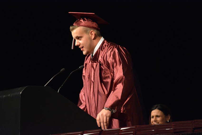 Dylan Tyson welcomes the audience.