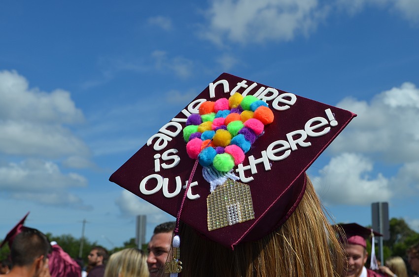 Emma Ocasio bought an extra cap just so she could decorate it. She's preparing for an adventure this summer when she visits Thailand.