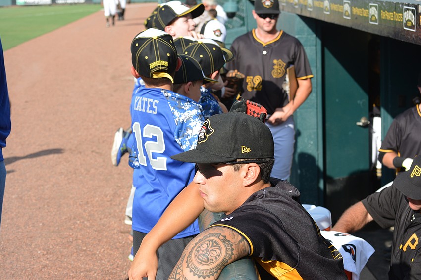 Marauder infielder Trace Tam Sing feels perfectly comfortable with the Manatee All-Stars all around him.