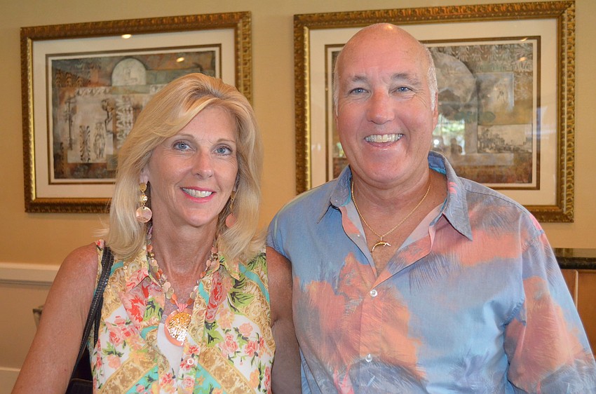 Nancy and Richard Collins pose before heading to the vendor tables.