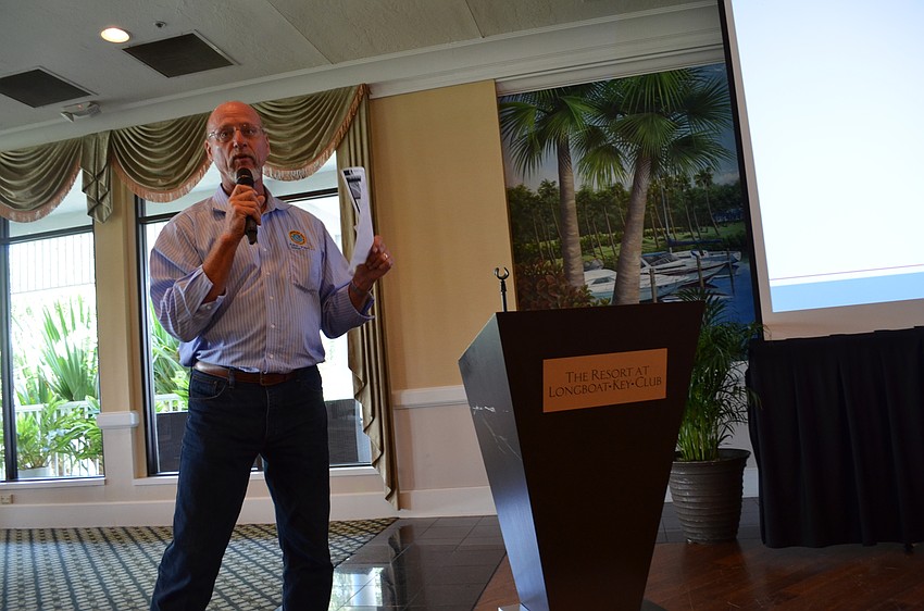 Longboat Key Public Works Projects Manager James Linkogle discusses the dangers of storm surge on the island.