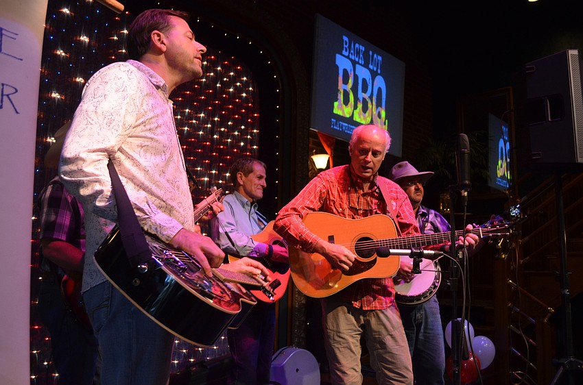 The Manatee River Bluegrass Band performed during the barbecue.