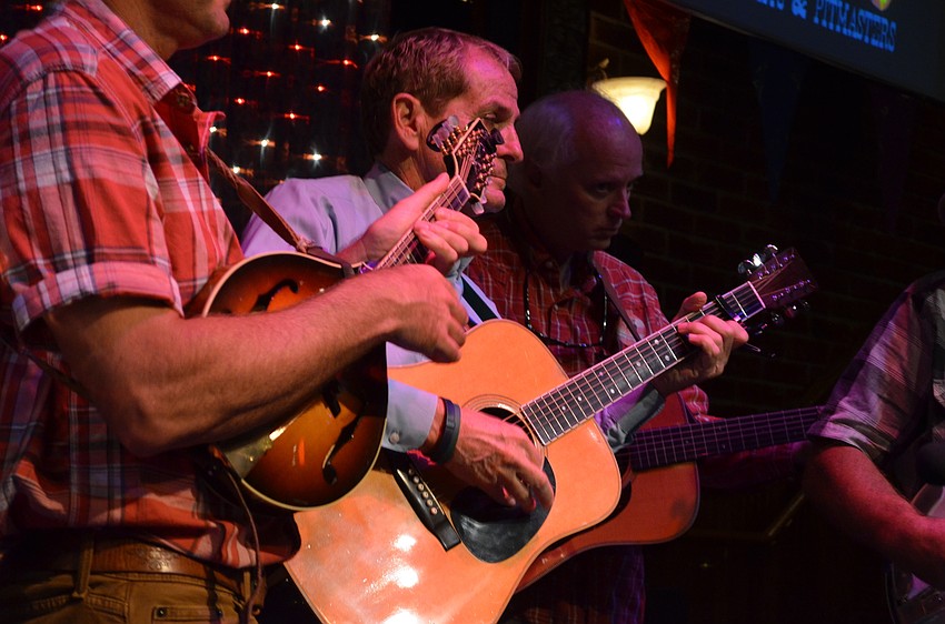The Manatee River Bluegrass Band performed during the barbecue.