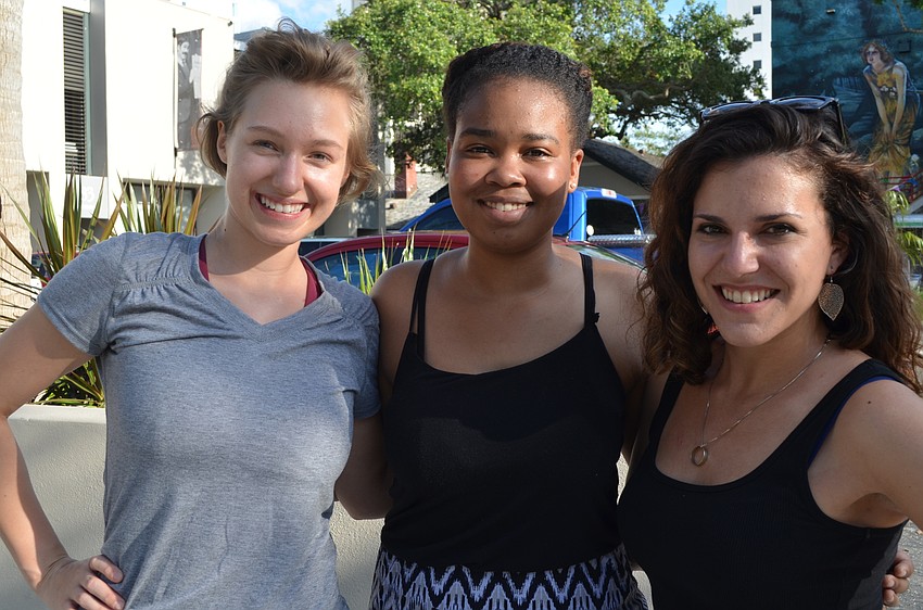 Samantha Centerbar, Kihresha Redmond and Victoria Fragnito