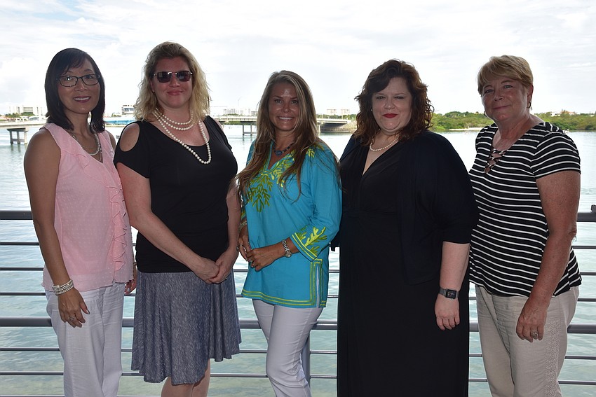 Debbie Miller, Stacey Heaps, Kim Rich, Kim Mullins and Lynne Haberkain
