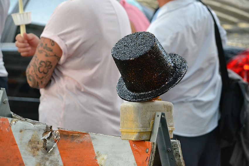 A top hat for Eddie Sotomayor who made the accessory his trademark and was called 