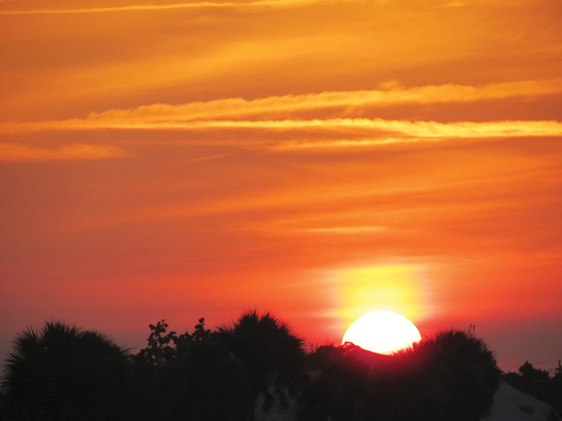 Samantha Bisceglia captured this sunrise one morning on Siesta Key.