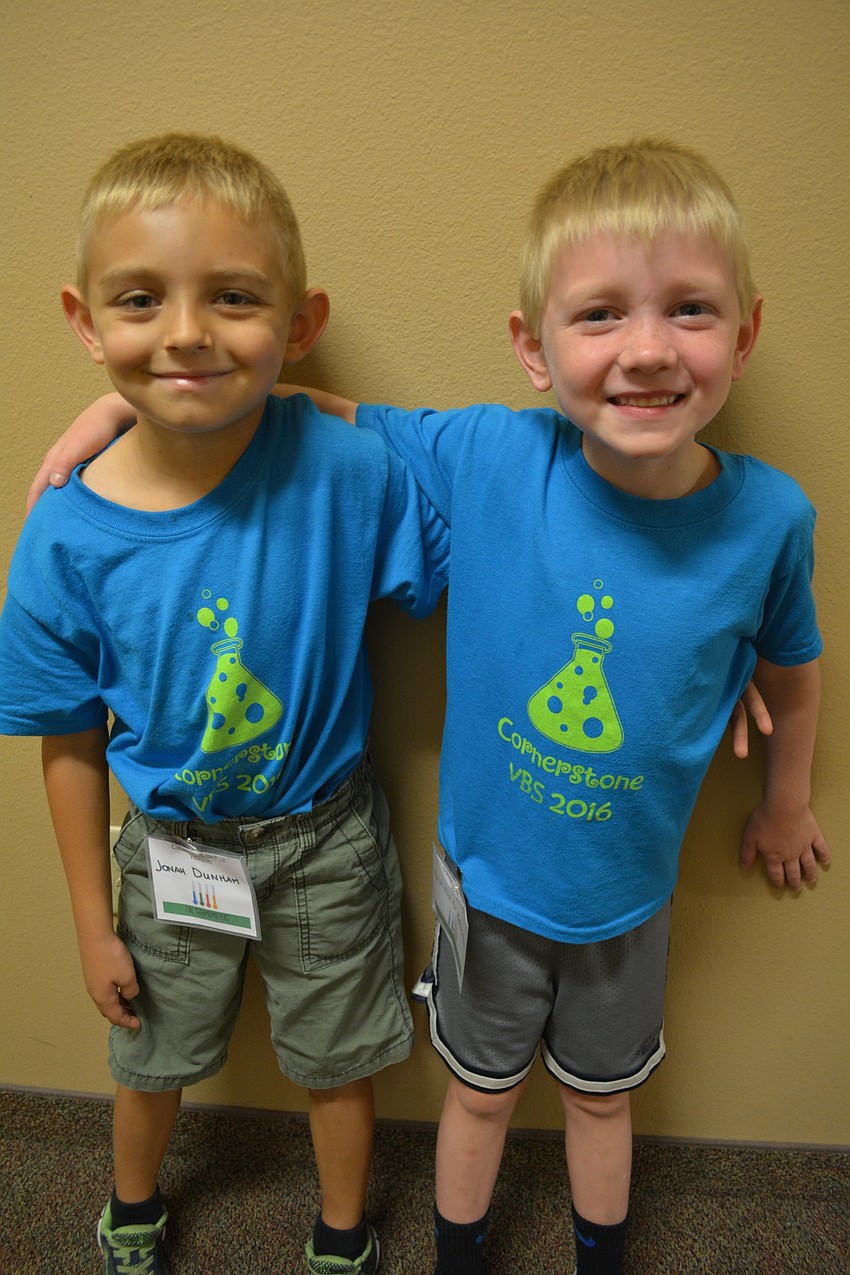 Jonah Dunham and Drew O'Bryant enjoyed the playground and games most.