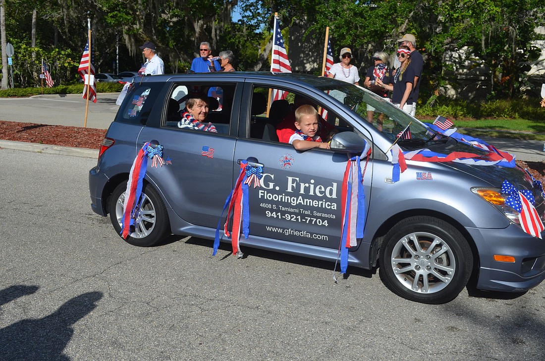 G. Fried FlooringAmerica participates in last year's Freedom Fest parade.