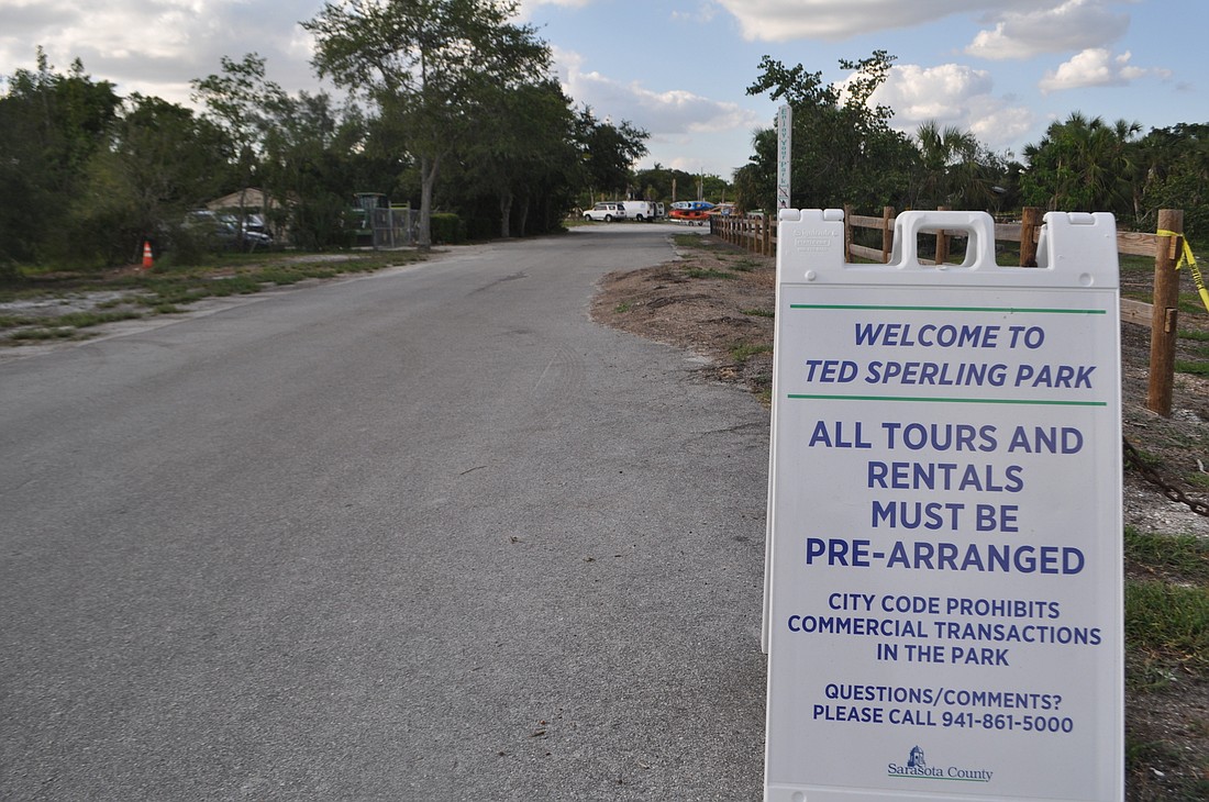 Although the county's regulations currently prohibit on-site transactions at Ted Sperling Park, officials are working to change that rule.