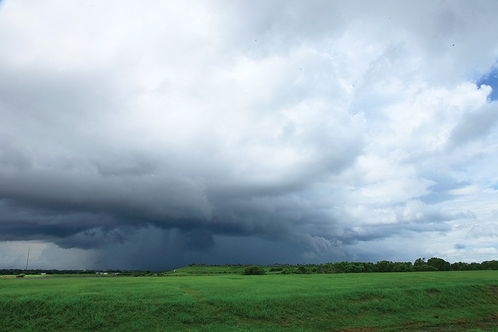 Charles Preston Rawls captured this shot of an approaching storm over Celery Fields.