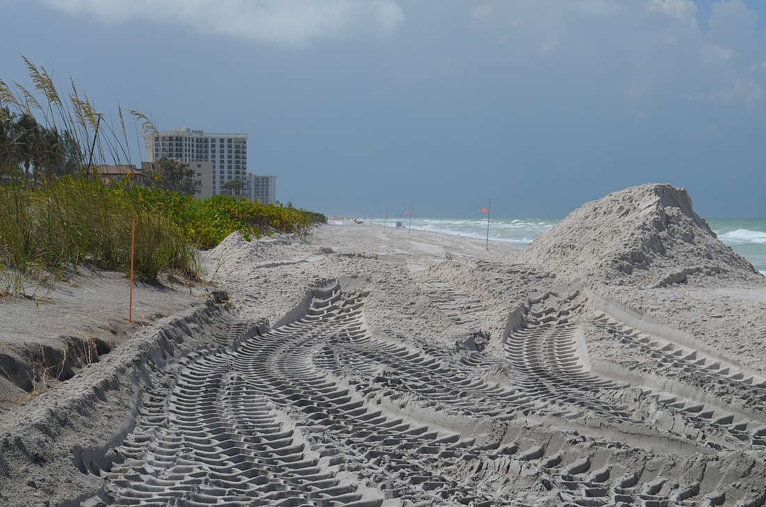 The town of Longboat Key is nearly finished with a mid-Key truck haul that has expanded island beaches.