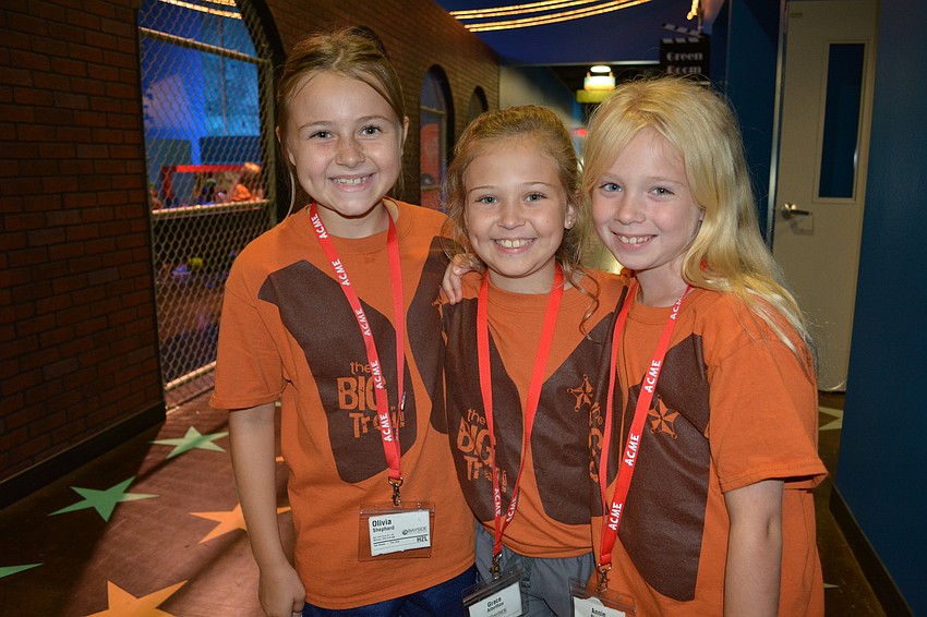 Olivia Shephard, Grace Albritton and Annie Rinsema like water day and other activities.