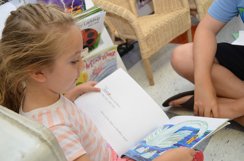 Sofia Driscoll takes a turn reading 