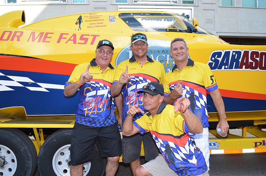 Team Color Me Fast with Dave Mitchell, Billy Gregan, Dion Souza and Michael Holderness.