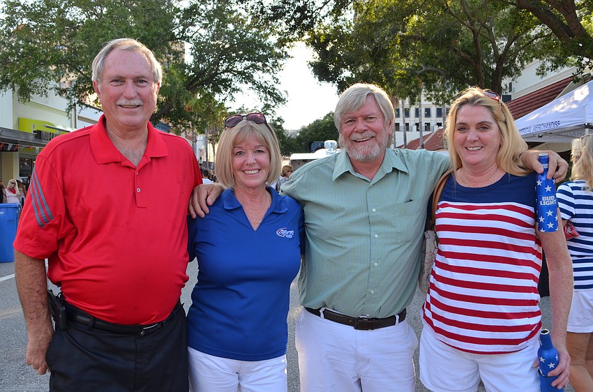 Ron and Jill Merkley with Larry and Linda Gill.