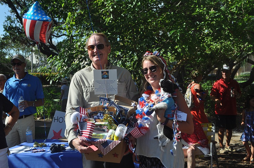 Stan and Tori Given and dog, Blue