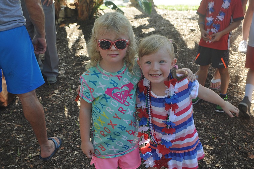 Twins Katie and Emily Stansbury, 4