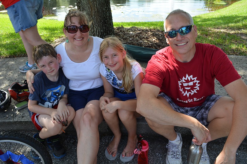 The Kehre family — Oakley, Dawn, LIly and Craig — are new residents of GreyHawk.