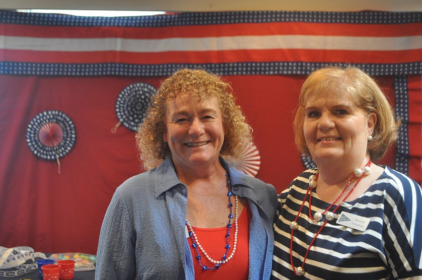 Social chairwomen  Karen Murphy and Marshall Fernandez