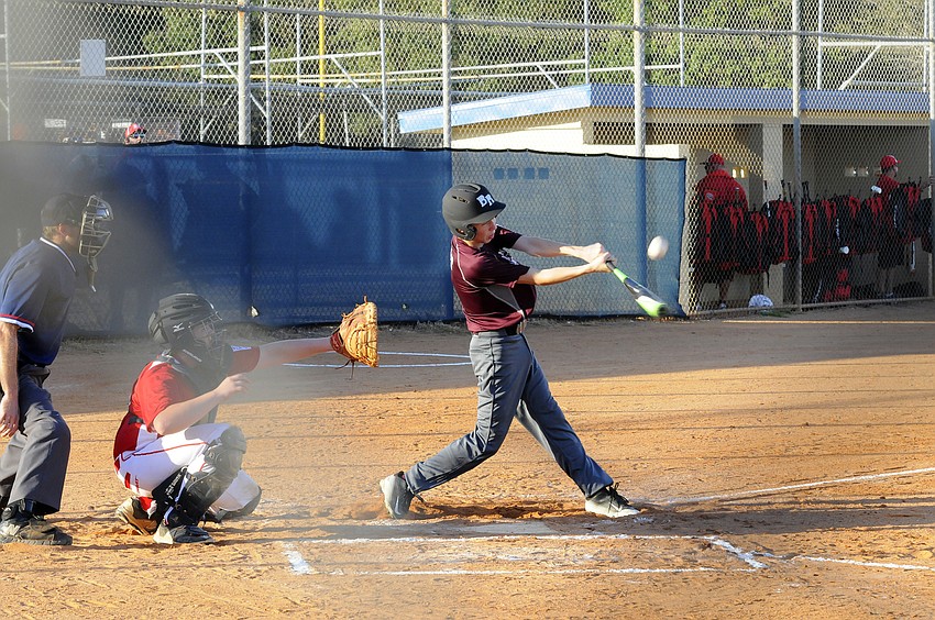 Braden River Junior All-Star James Fowler drove in a run during his team's tournament opener versus Manatee American/National.