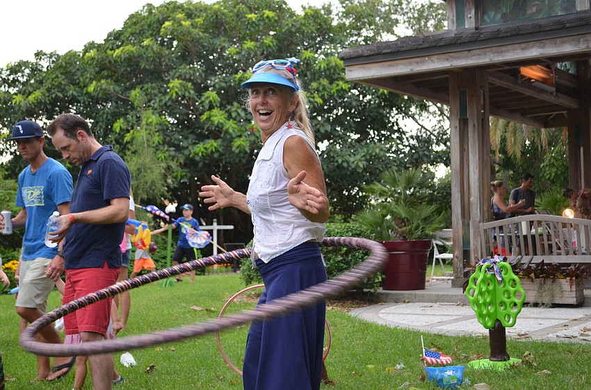 Carolyn Rull gives her tips for mastering the hula hoops.