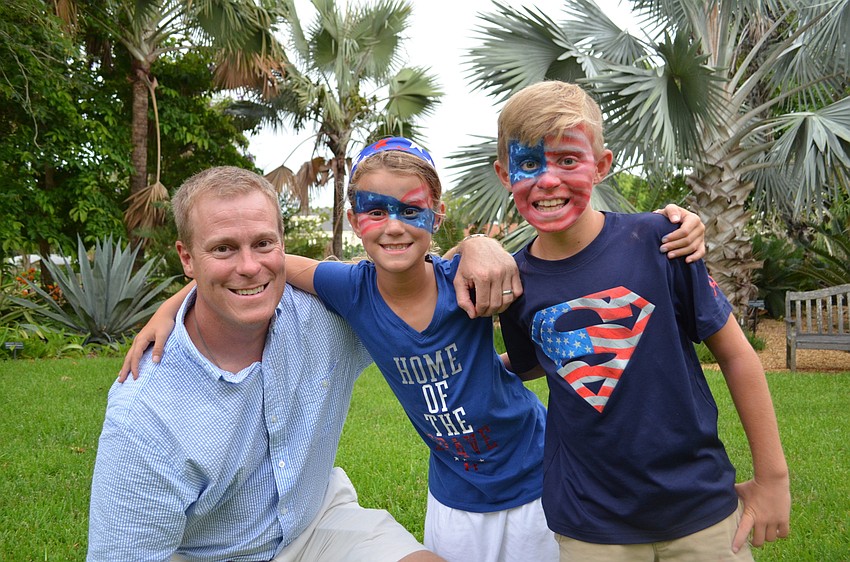 Chris, Grace and Luke Hunter