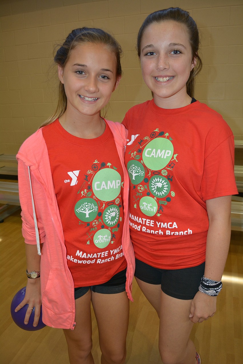 Madisyn Kidge, 11, of Del Tierra, plays dodge ball alongside Creekwood's Ava George.