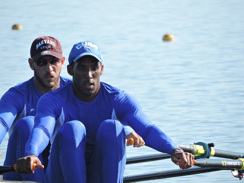 Eduardo Rubio Rodriguez and Adrian Oquendo Ibanez only have worked together a year, but they are hoping to bring Cuba its first medal in rowing.