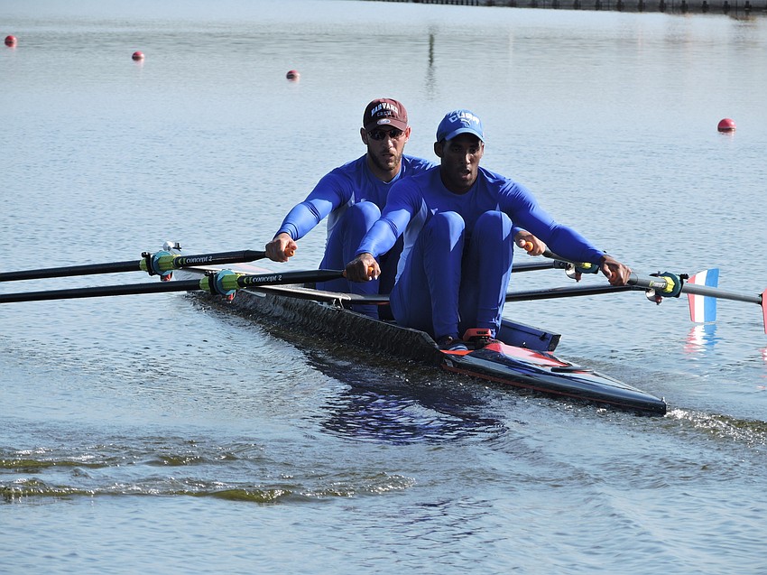 Eduardo Rubio Rodriguez and Adrian Oquendo Ibanez haven't taken time to look around Sarasota and Manatee counties because their concentration is on Olympic gold.
