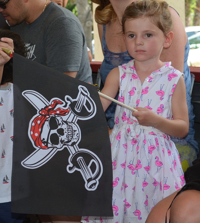 The children appeared to have a great time despite some hot conditions aboard ship.