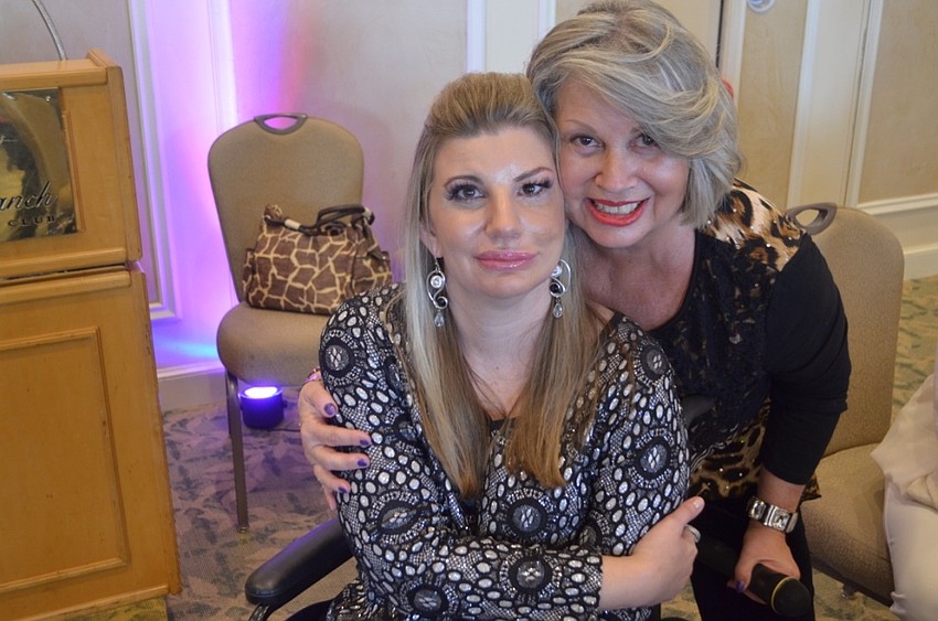 Charity honoree Samantha Bozza with Event Organizer Alice Bozza.