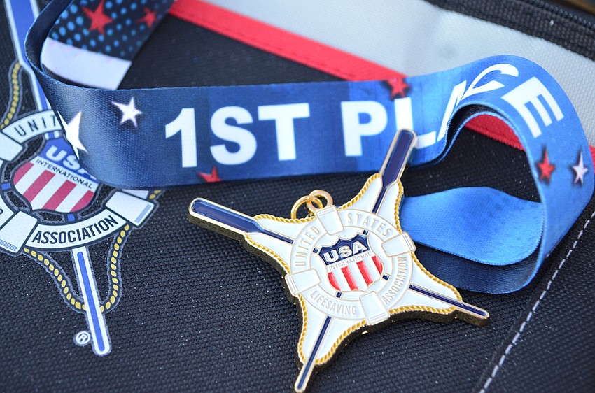 Commemorative medals were given to guards that placed in first, second and third.