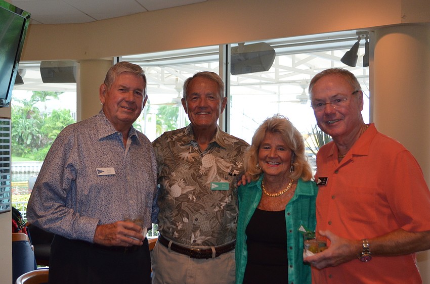 Jerry Beck with John and Rita West and Governor Jim Hanes