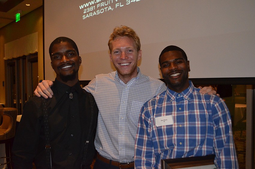 Pluto Brown, SailFuture Founder Michael Long and Dee Davis