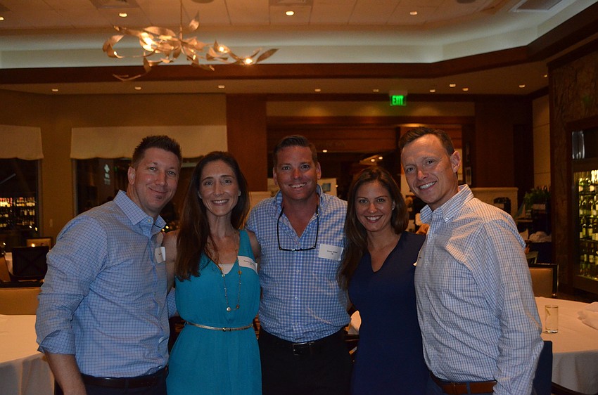 David and Stacey Crawford, Corey Schawl and Maya and Sam Davidson