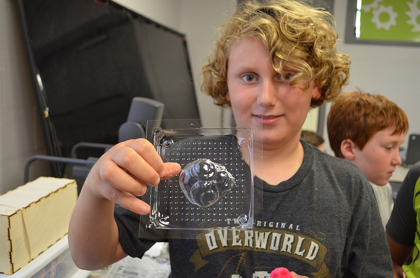 The outcome of the mold.